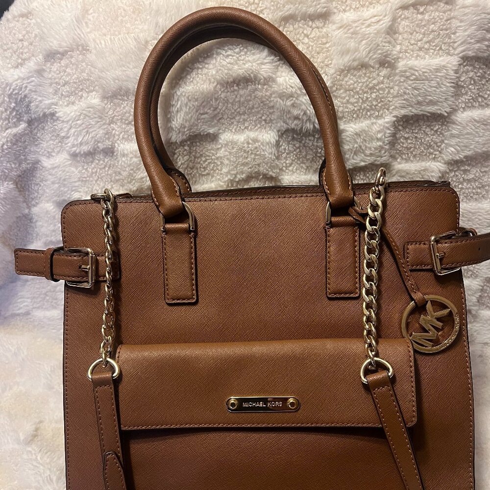 Used  Beautiful Michael Kors Brown Hand Bag